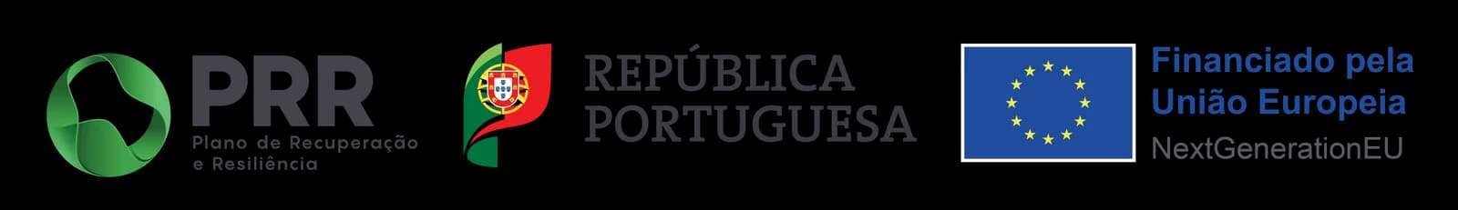 PRR · República Portuguesa · Financiado pela União Europeia · NextGenerationEU